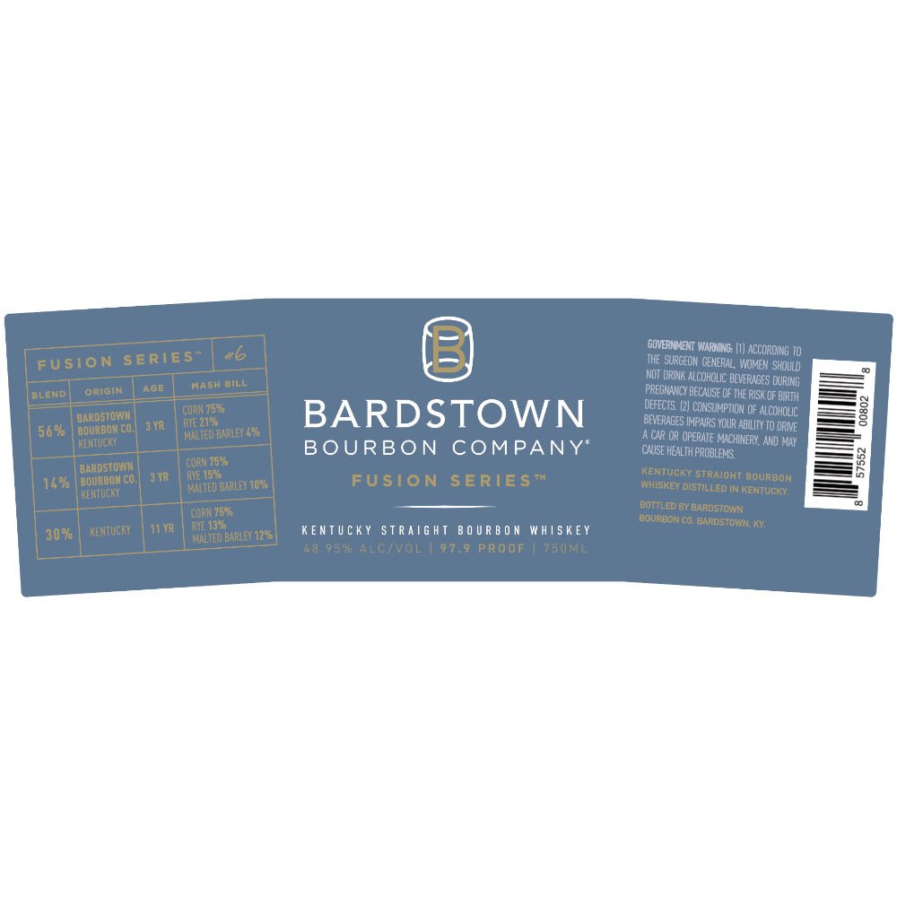 Bardstown Bourbon Company Fusion Series #6 Bourbon Bardstown Bourbon Company   