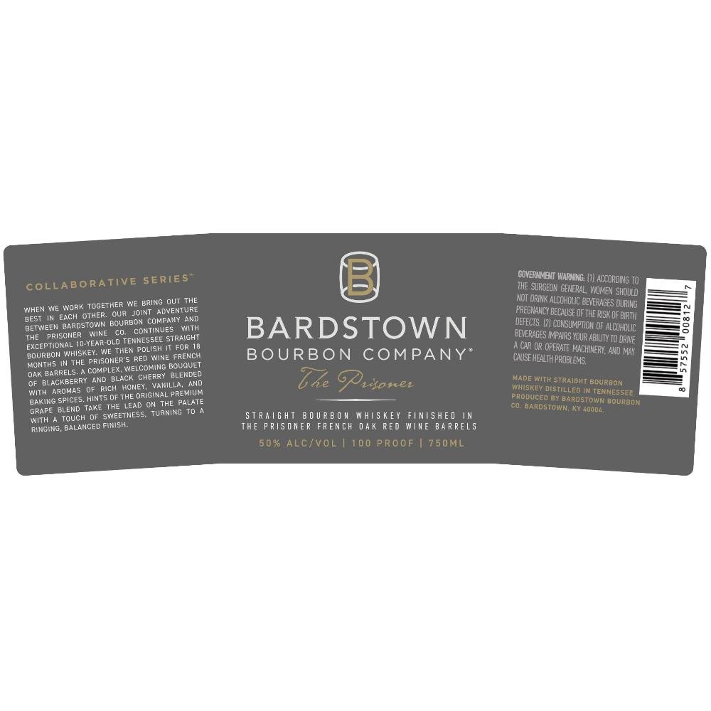 Bardstown Bourbon Company The Prisoner 10 Year Old Bourbon Bardstown Bourbon Company   