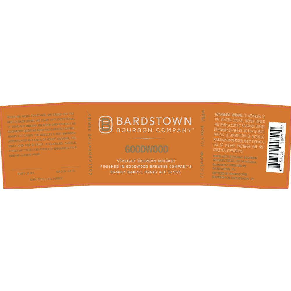 Bardstown Bourbon Goodwood Honey Ale Finish 2 Bourbon Bardstown Bourbon Company   