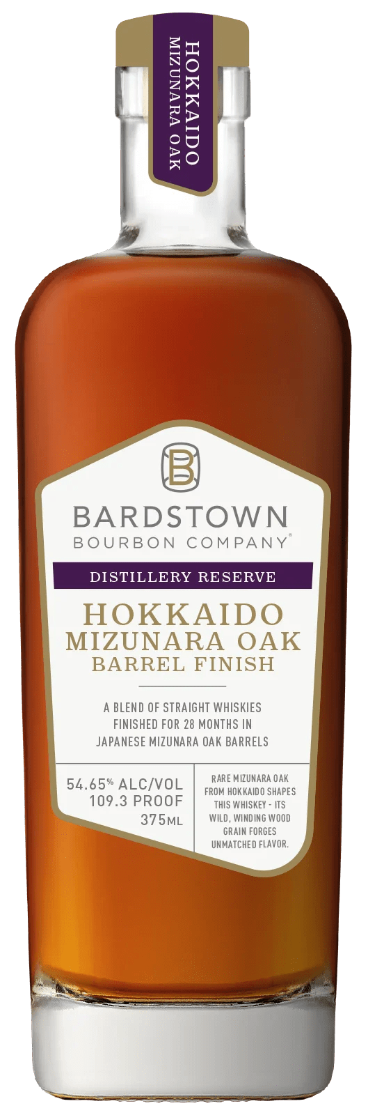 Bardstown Bourbon Hokkaido Mizunara Oak Barrel Finish Distillery Reserve 375mL Bardstown Bourbon Company