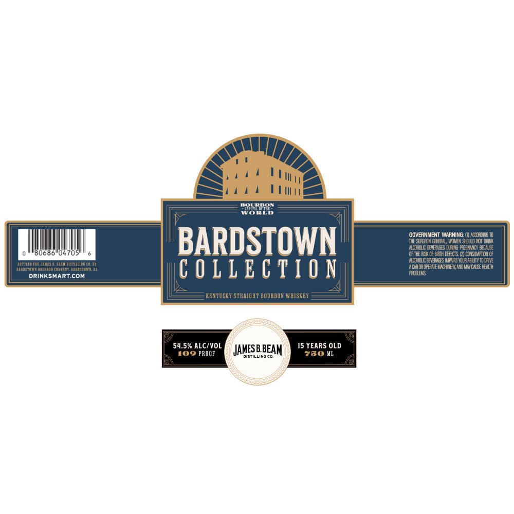 Bardstown Collection James B. Beam 15 Year Old Bourbon Bourbon Bardstown Bourbon Company   