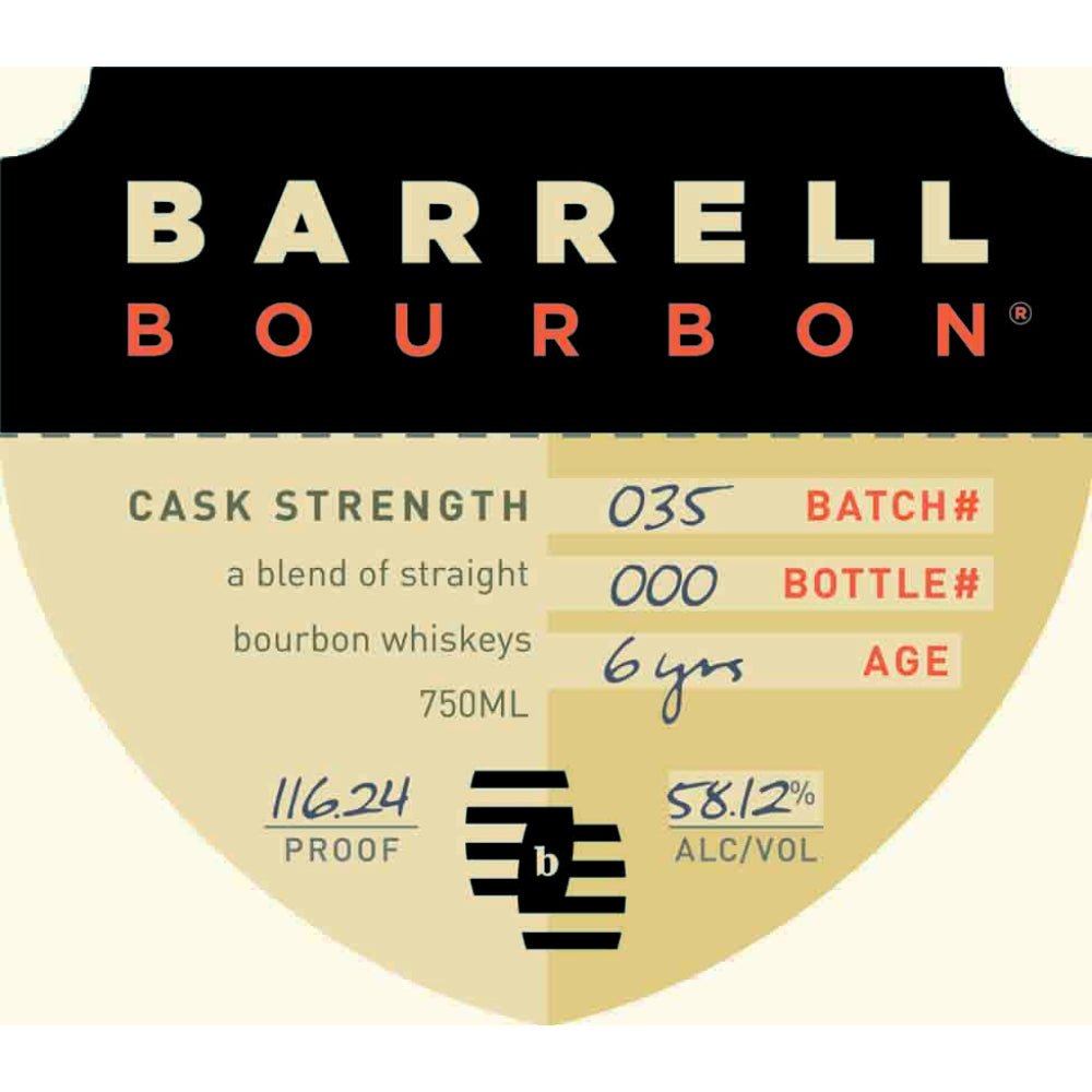 Barrell Bourbon Batch 035 Bourbon Barrell Craft Spirits   