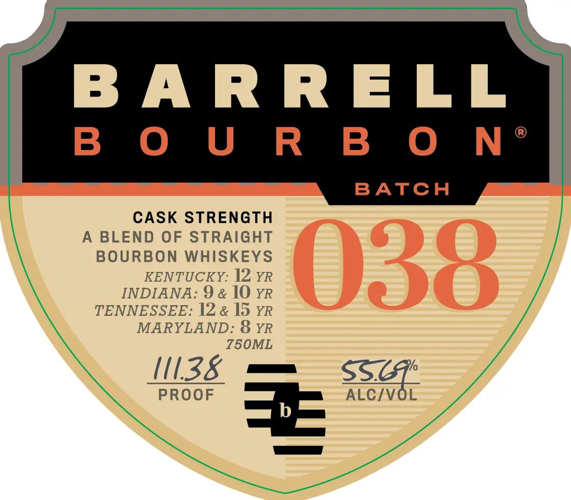 Barrell Bourbon Batch 038 Cask Strength Bourbon Whiskey - Main Street Liquor