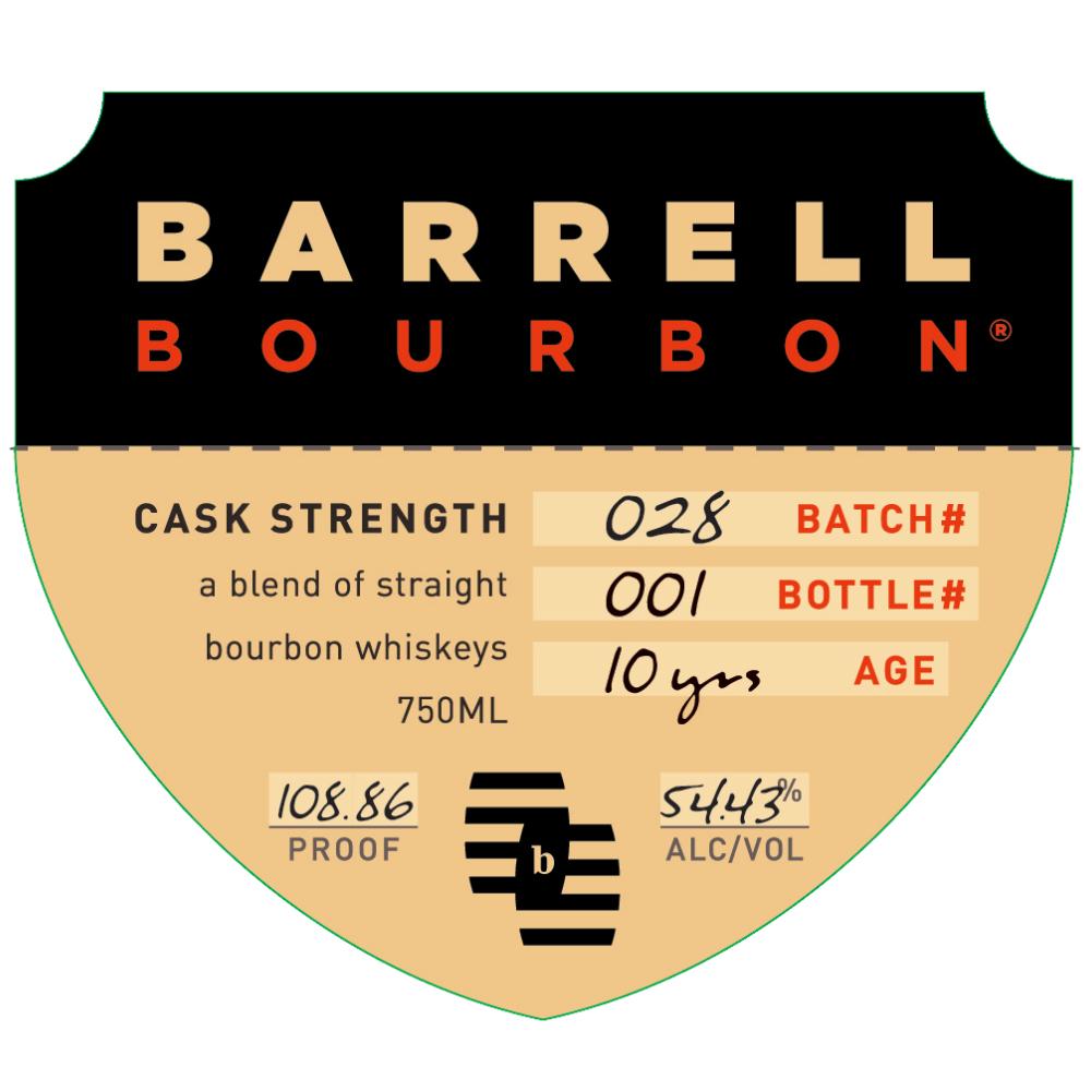 Barrell Bourbon Batch 28 Bourbon Barrell Craft Spirits   
