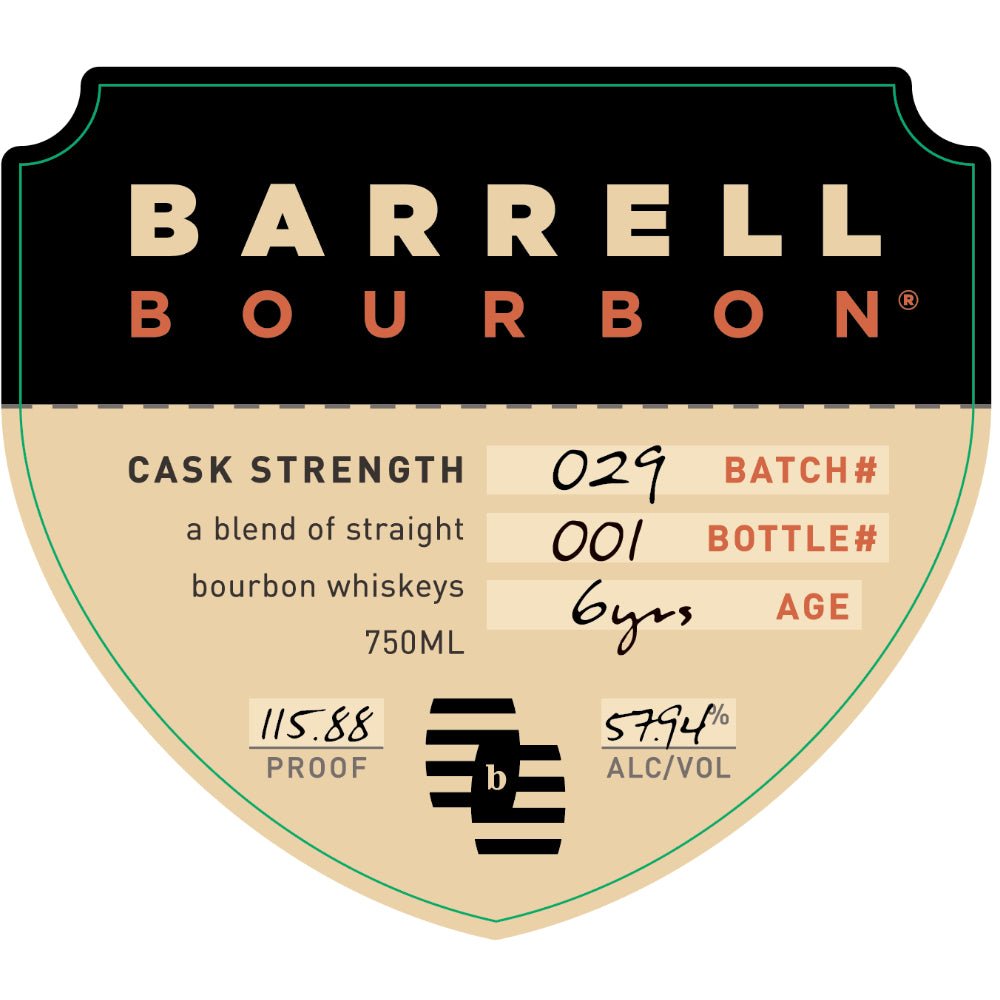 Barrell Bourbon Batch 29 Bourbon Barrell Craft Spirits   