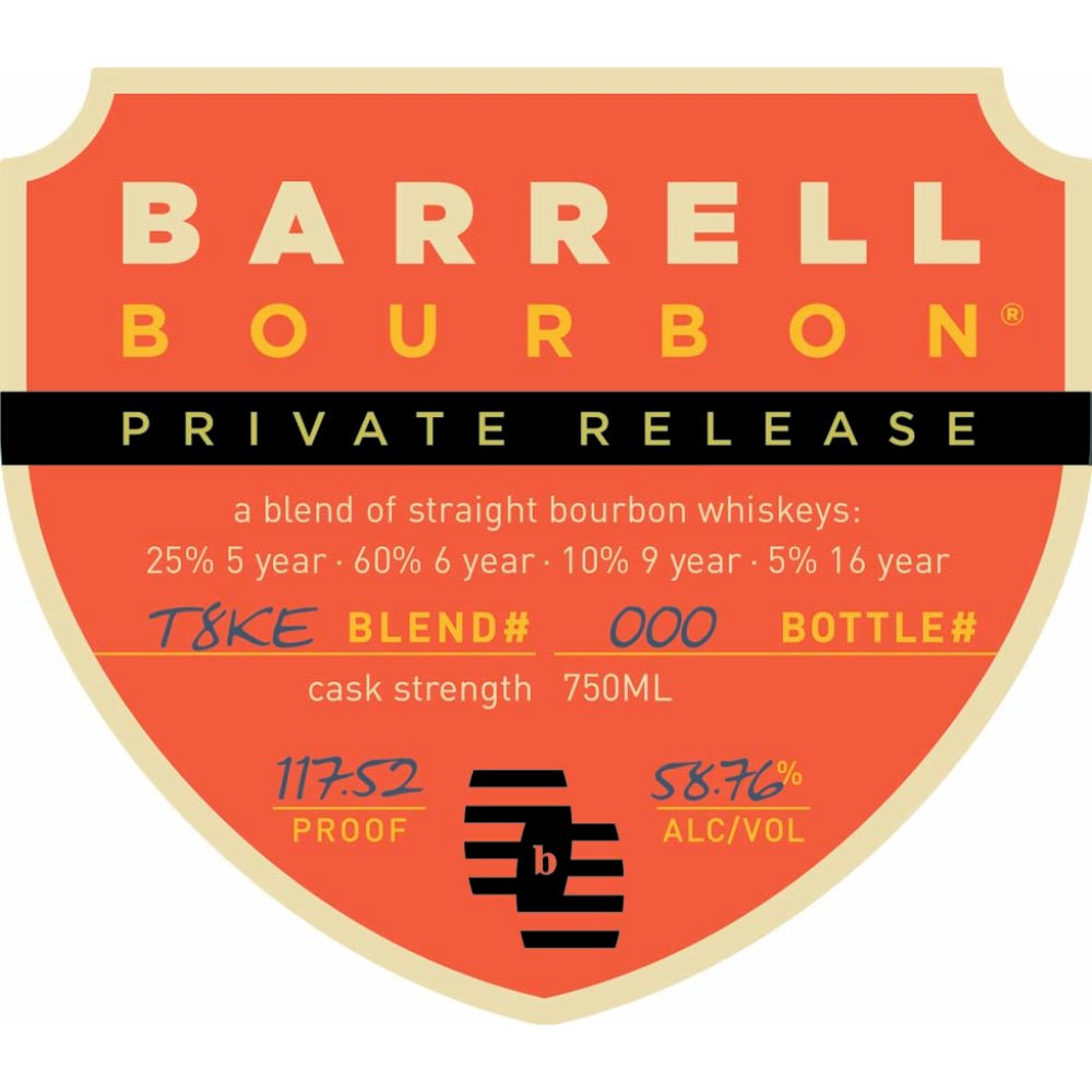 Barrell Bourbon Private Release T8KE Blend Blended Whiskey Barrell Craft Spirits   