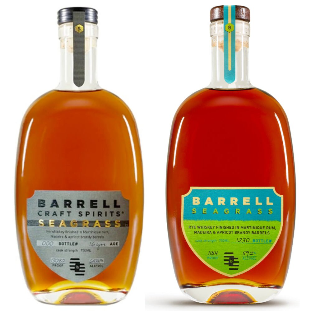 Barrell Craft Spirits Seagrass Collectors Set Rye Whiskey Barrell Craft Spirits   