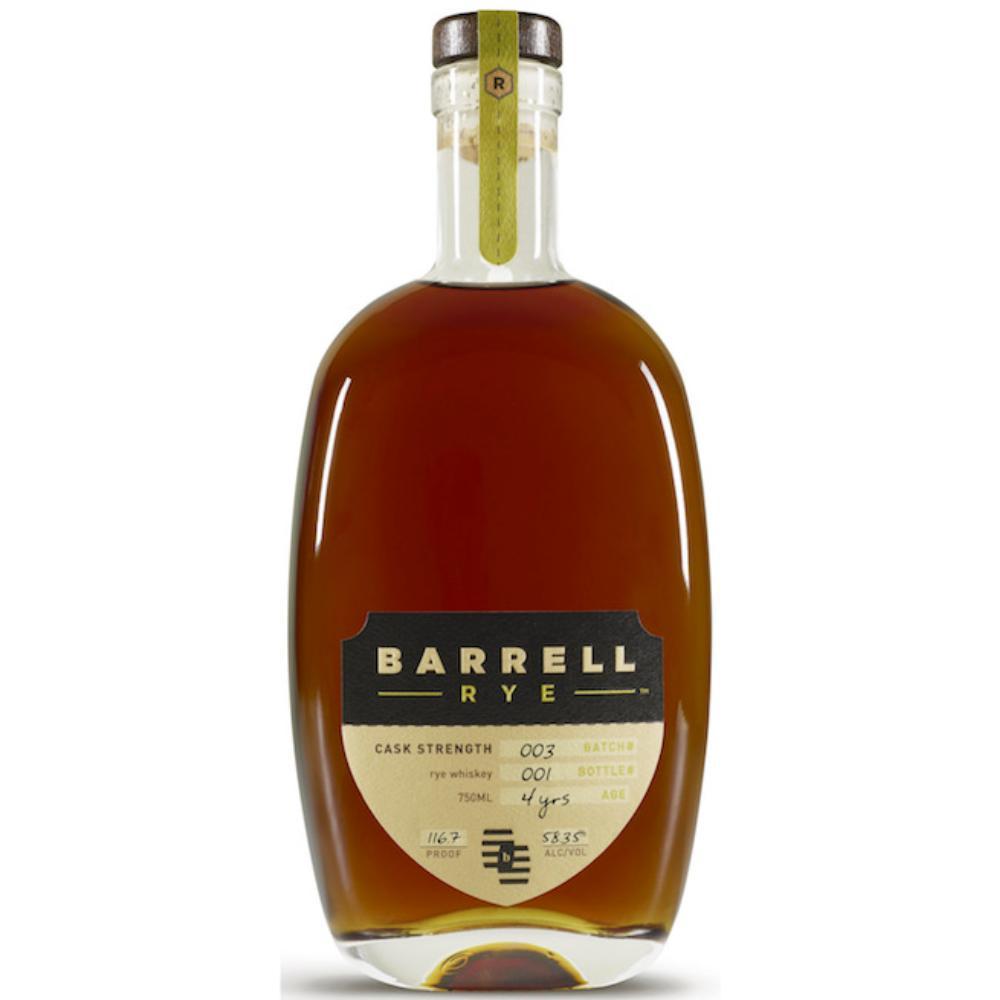 Barrell Rye Batch 003 Rye Whiskey Barrell Craft Spirits   