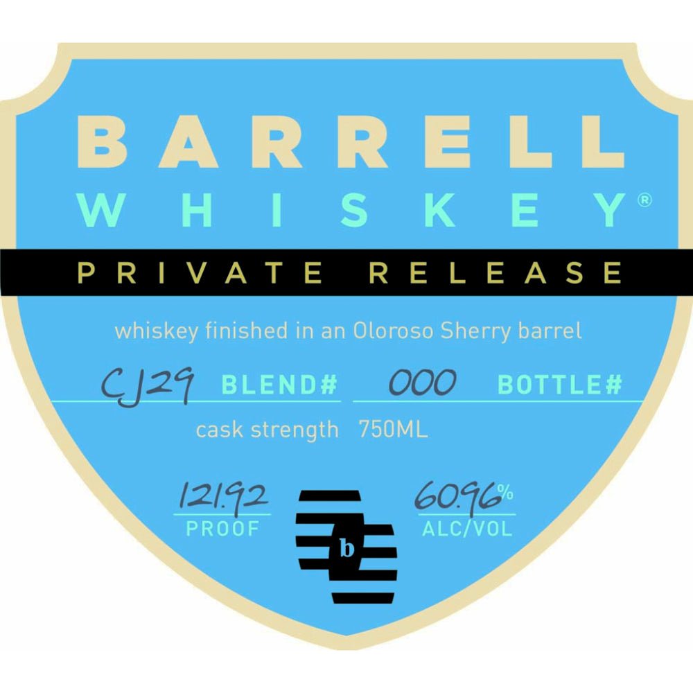 Barrell Whiskey Private Release AJ29 American Whiskey Barrell Craft Spirits   