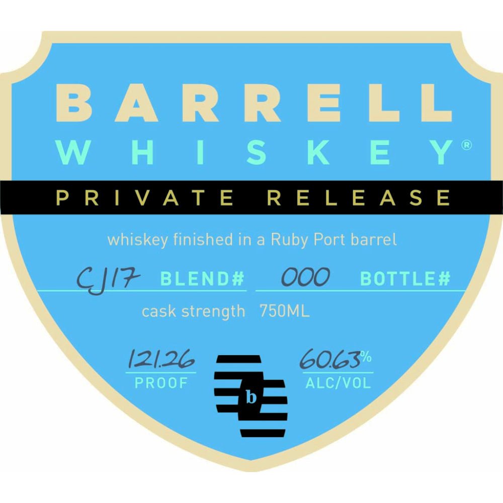 Barrell Whiskey Private Release CJ17 American Whiskey Barrell Craft Spirits   
