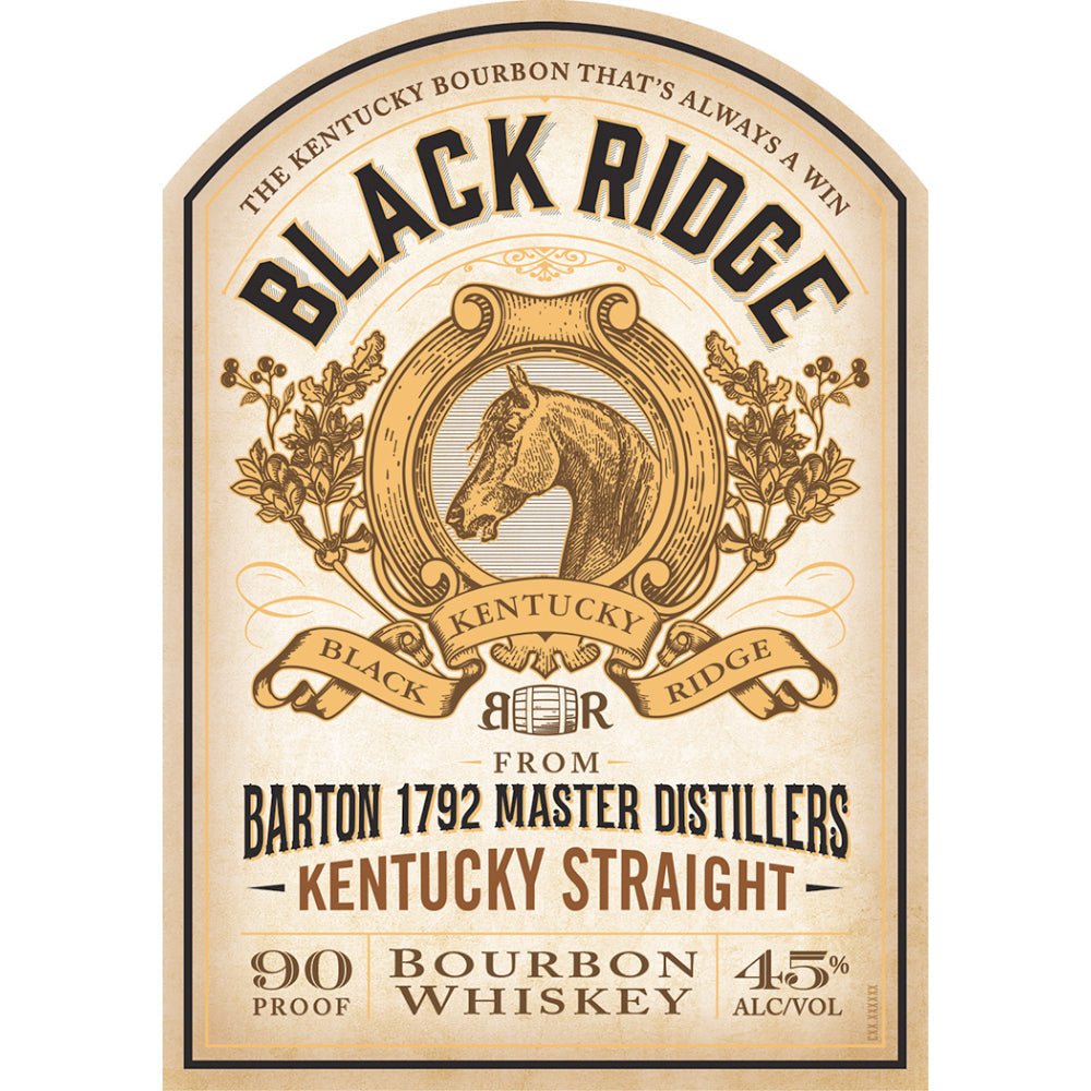 Barton 1792 Black Ridge Bourbon Bourbon Black Ridge   
