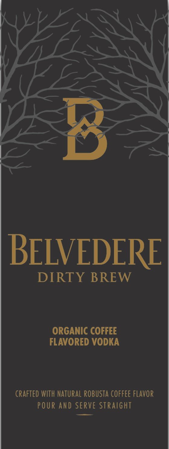 Belvedere Dirty Brew Organic Coffee Flavored Vodka Belvedere Vodka