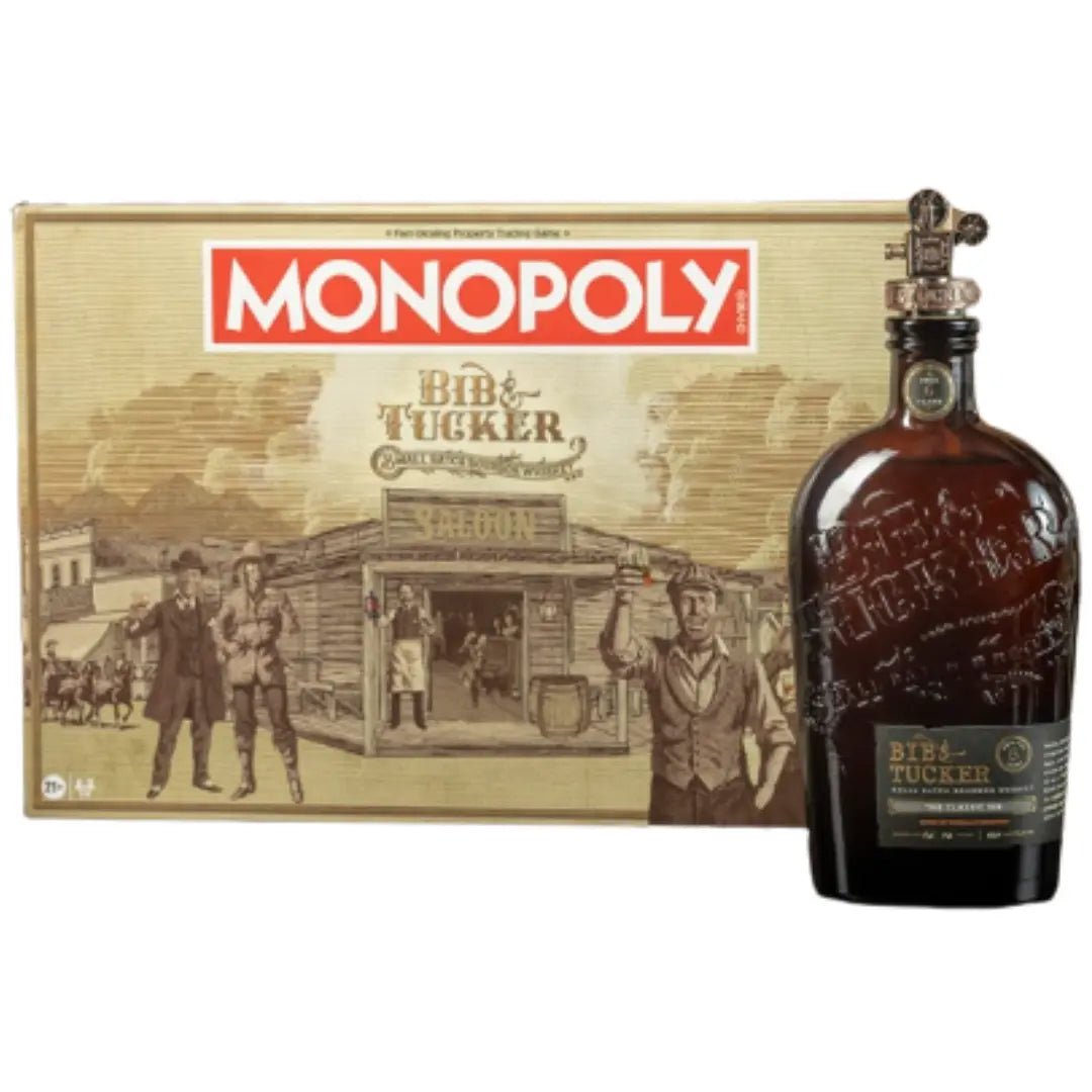 Bib & Tucker MONOPOLY Collector's Edition Bourbon & Board Game Bundle - BuyMyLiquor