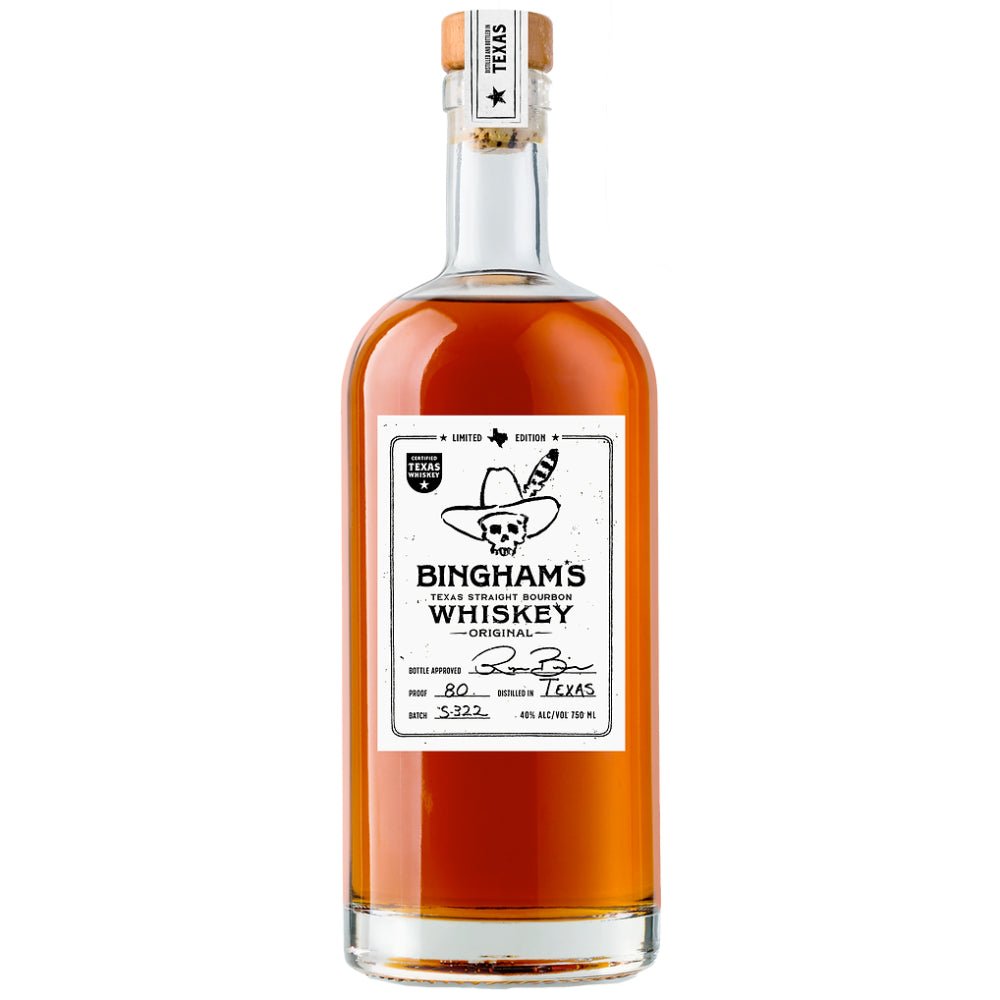Bingham's Bourbon Original A Certified Texas Whiskey™ by Ryan Bingham Bourbon Bingham Spirits   