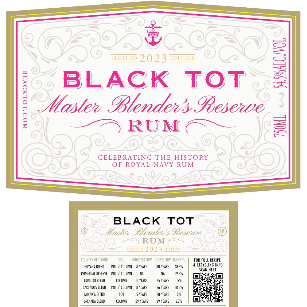 Black Tot Master Blender's Reserve Rum 2023 Rum Black Tot Rum   