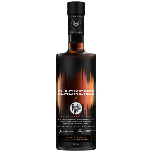 Blackened X Rabbit Hole Cask Strength Bourbon By Metallica Bourbon Blackened American Whiskey   