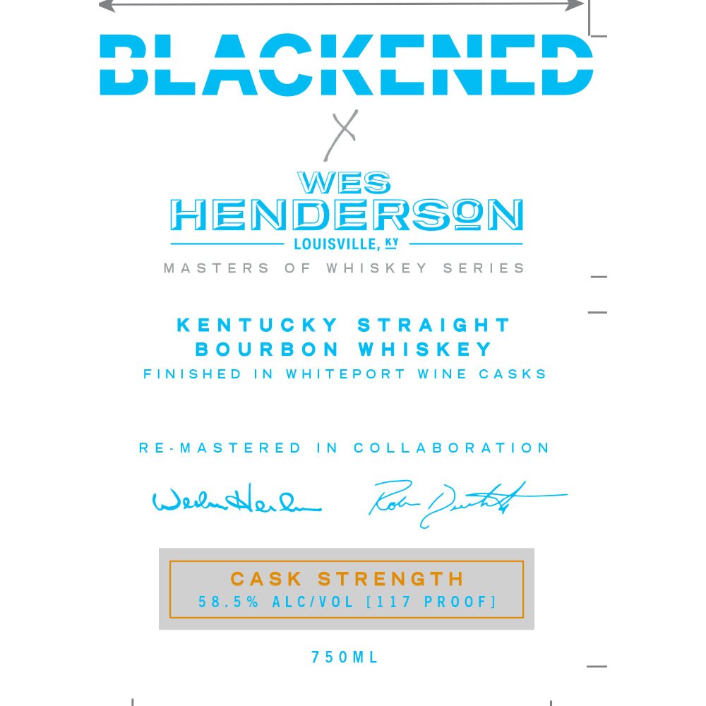 Blackened X Wes Henderson Cask Strength Bourbon By Metallica Bourbon Blackened American Whiskey   