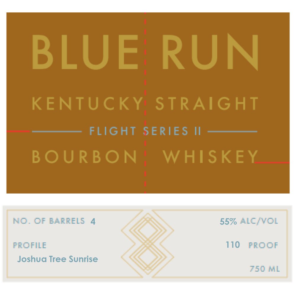 Blue Run Flight Series II ‘Joshua Tree Sunrise’ Bourbon Blue Run Spirits   