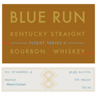 Thumbnail for Blue Run Flight Series II ‘Miami Sunset’ Bourbon Blue Run Spirits   