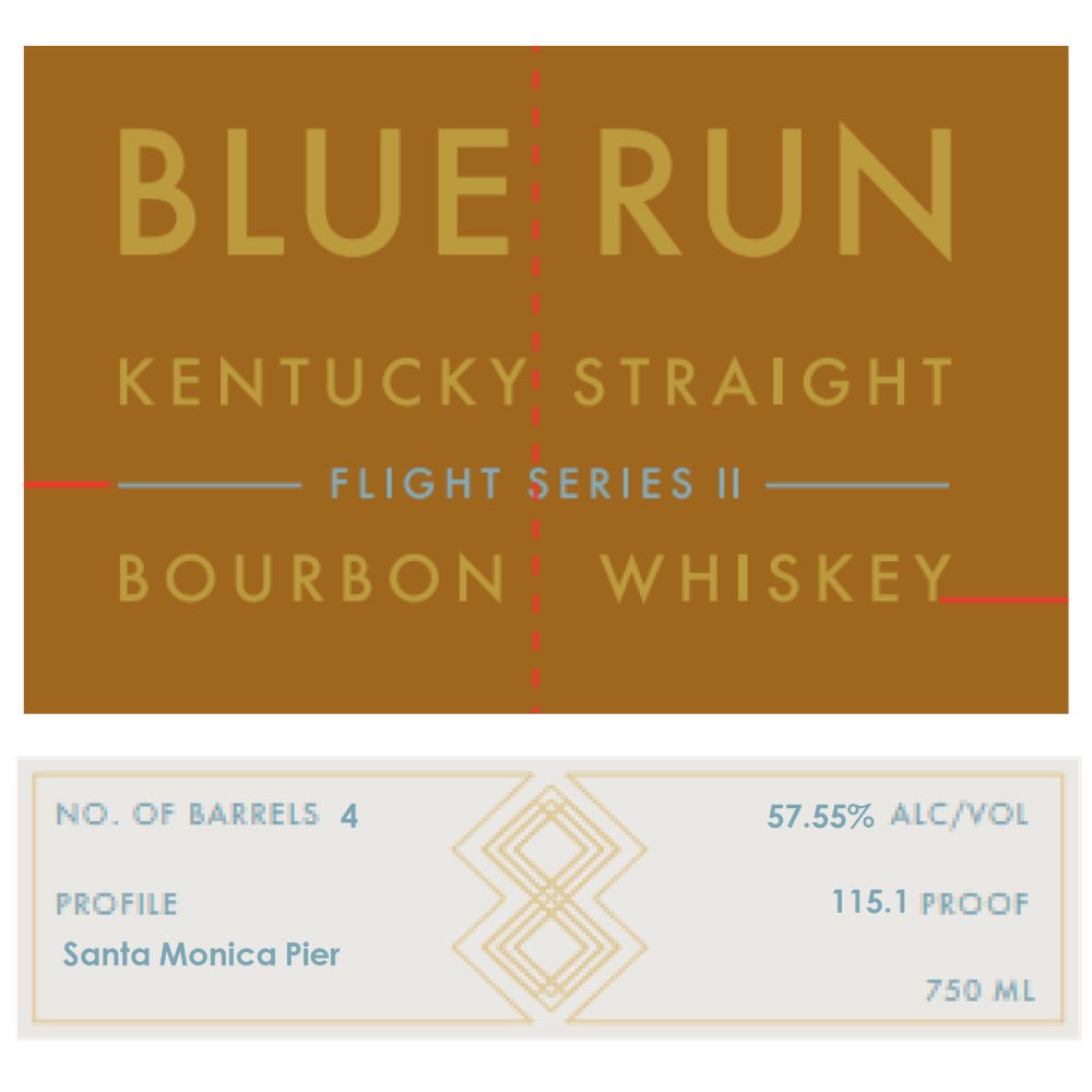 Blue Run Flight Series II ‘Santa Monica Pier’ Bourbon Blue Run Spirits   