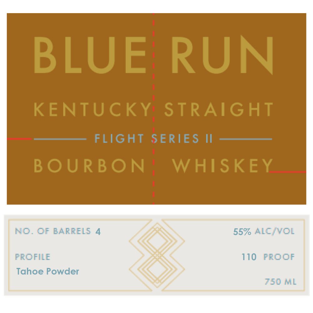 Blue Run Flight Series II ‘Tahoe Powder’ Bourbon Blue Run Spirits   