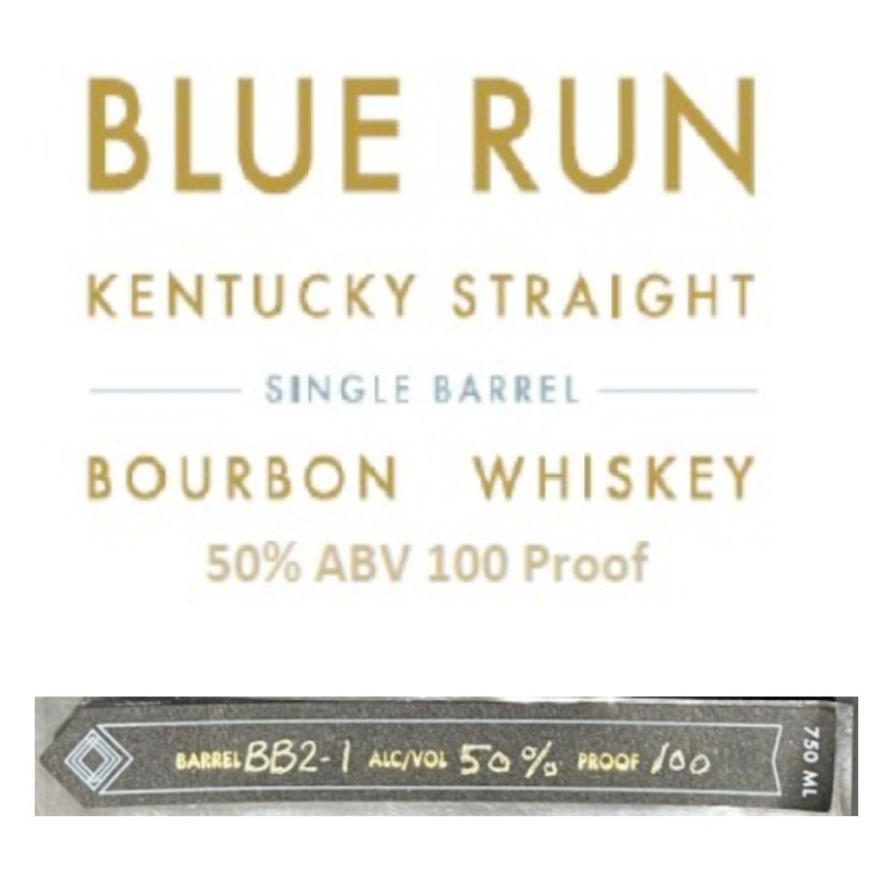 Blue Run Single Barrel Bourbon Bourbon Blue Run Spirits   