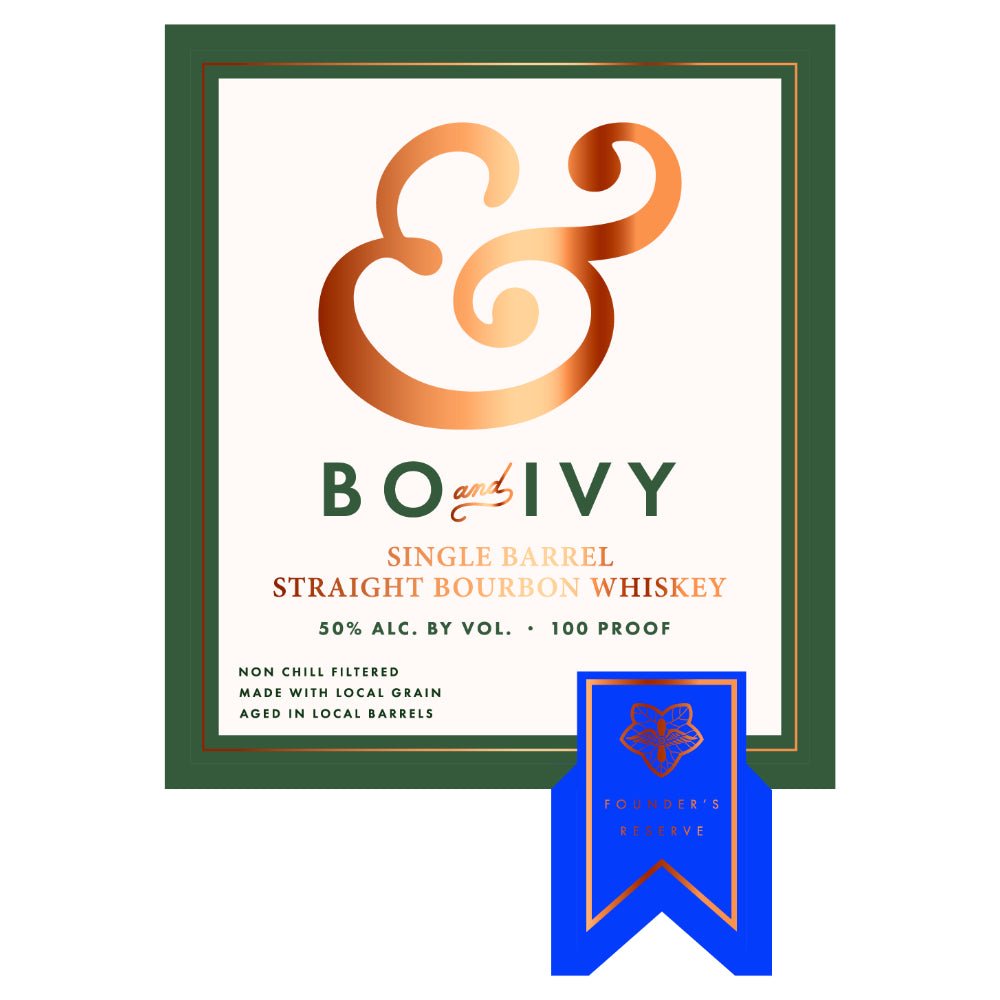 Bo and Ivy Founder’s Reserve Single Barrel Straight Bourbon Bourbon Bo & Ivy Distillers   