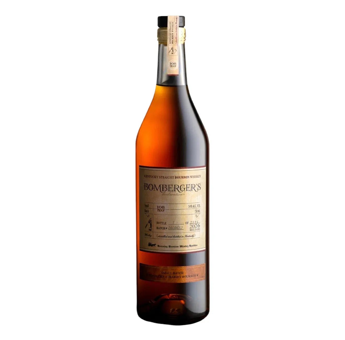 Bomberger's Declaration Straight Bourbon 2026 Release - BuyMyLiquor