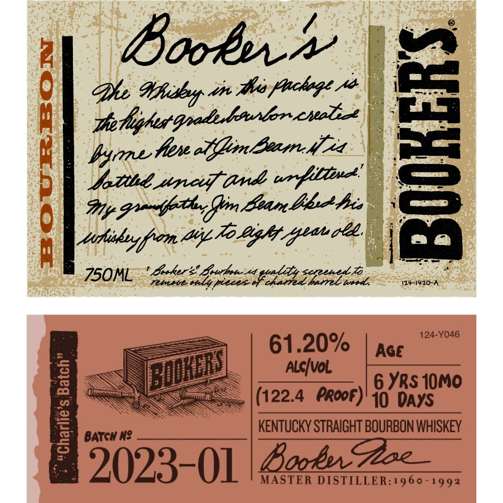 Booker's Bourbon 2023-01 “Charlie’s Batch” Bourbon Booker's   