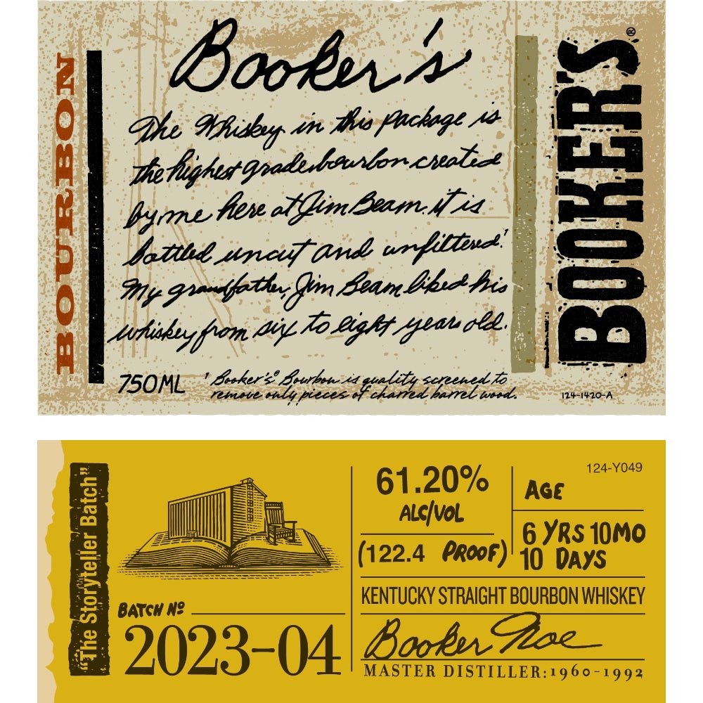 Booker's Bourbon 2023-04 “The Storyteller Batch” Bourbon Booker's   