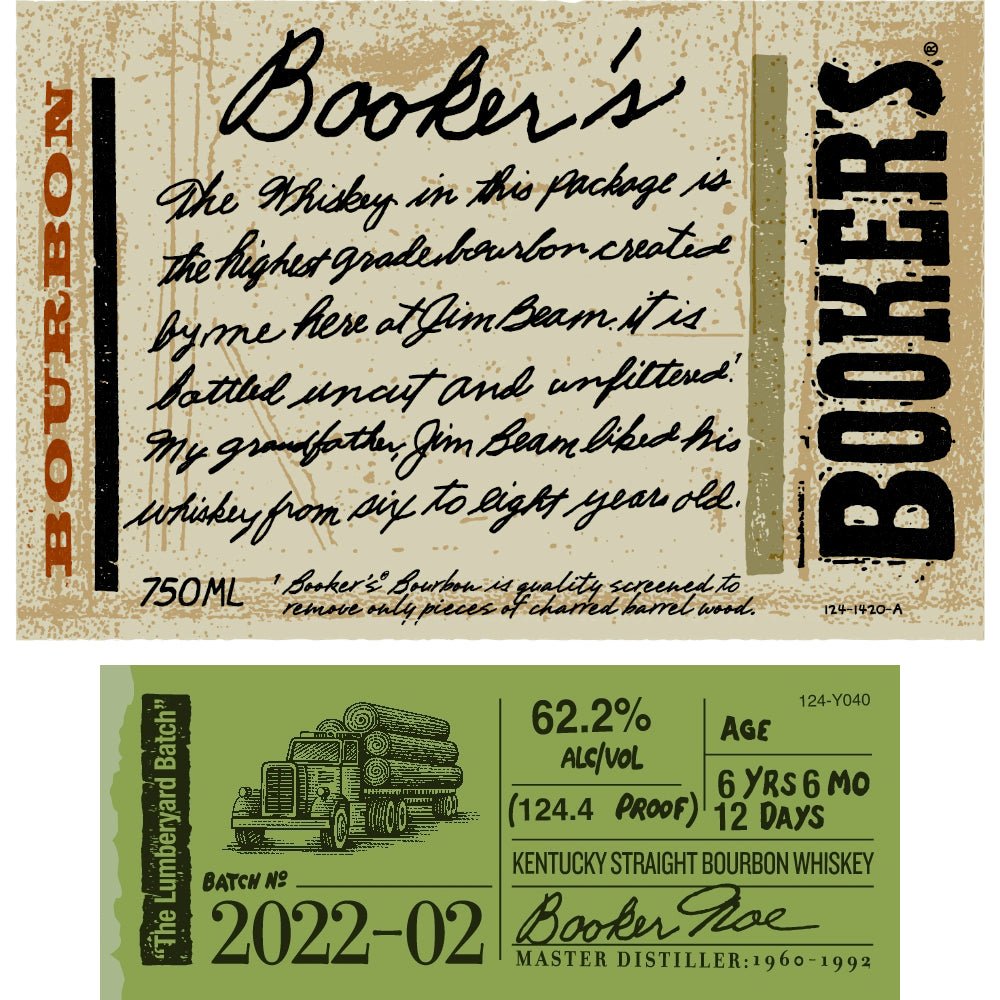 Booker’s “The Lumberyard Batch” Batch 2022-02 Bourbon Booker's   
