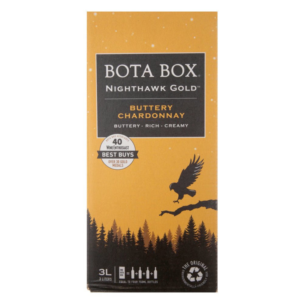 Bota Box Nighthawk Gold Buttery Chardonnay Wine Bota Box   