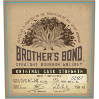 Thumbnail for Brother's Bond Cask Strength Bourbon 135 Proof By Ian Somerhalder & Paul Wesley Bourbon Brother's Bond Bourbon   