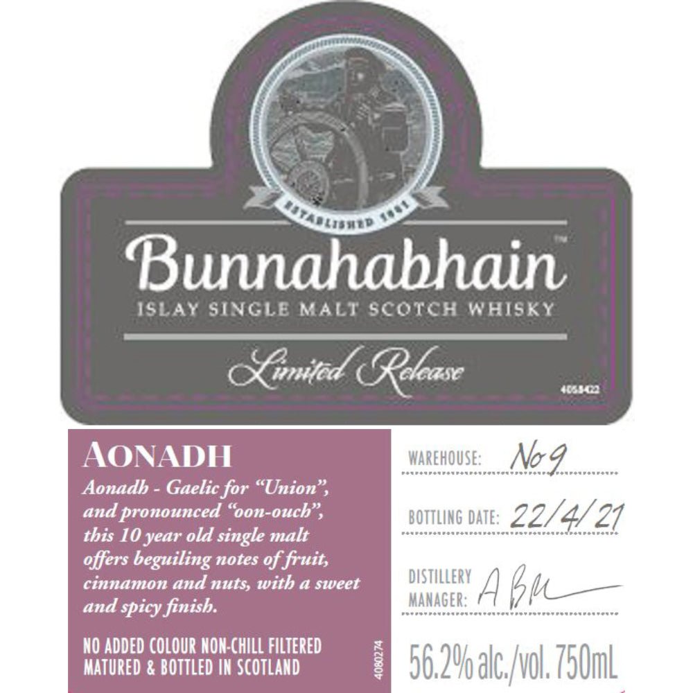 Bruichladdich Aonadh Limited Release Scotch Bruichladdich   