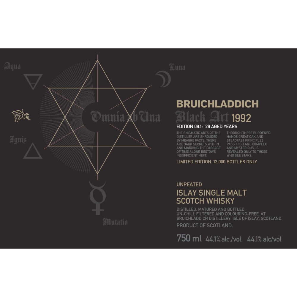 Bruichladdich Black Art 9.1 29 Year Old Scotch Bruichladdich   