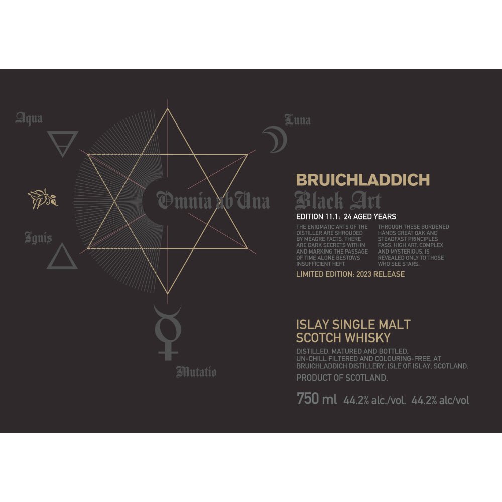 Bruichladdich Black Art Edition 11 Aged 24 Years Scotch Bruichladdich   
