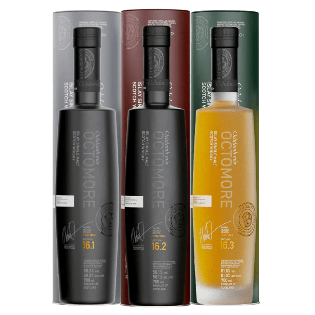 Bruichladdich Octomore Edition 16 Bundle 16.1, 16.2 & 16.3 - BuyMyLiquor