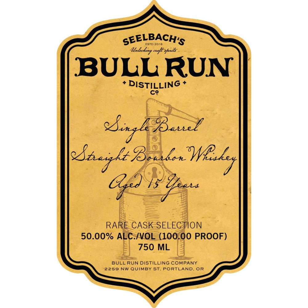 Bull Run 15 Year Old Single Barrel Straight Bourbon Bourbon Bull Run Distilling   
