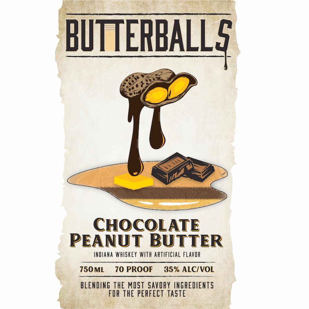 Butterballs Chocolate Peanut Butter Whiskey American Whiskey Butterballs   