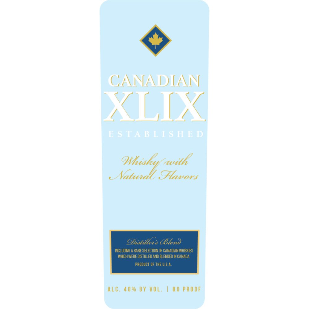 Canadian XLIX Established Distiller’s Blend Whiskey Blended Whiskey Canadian XLIX   