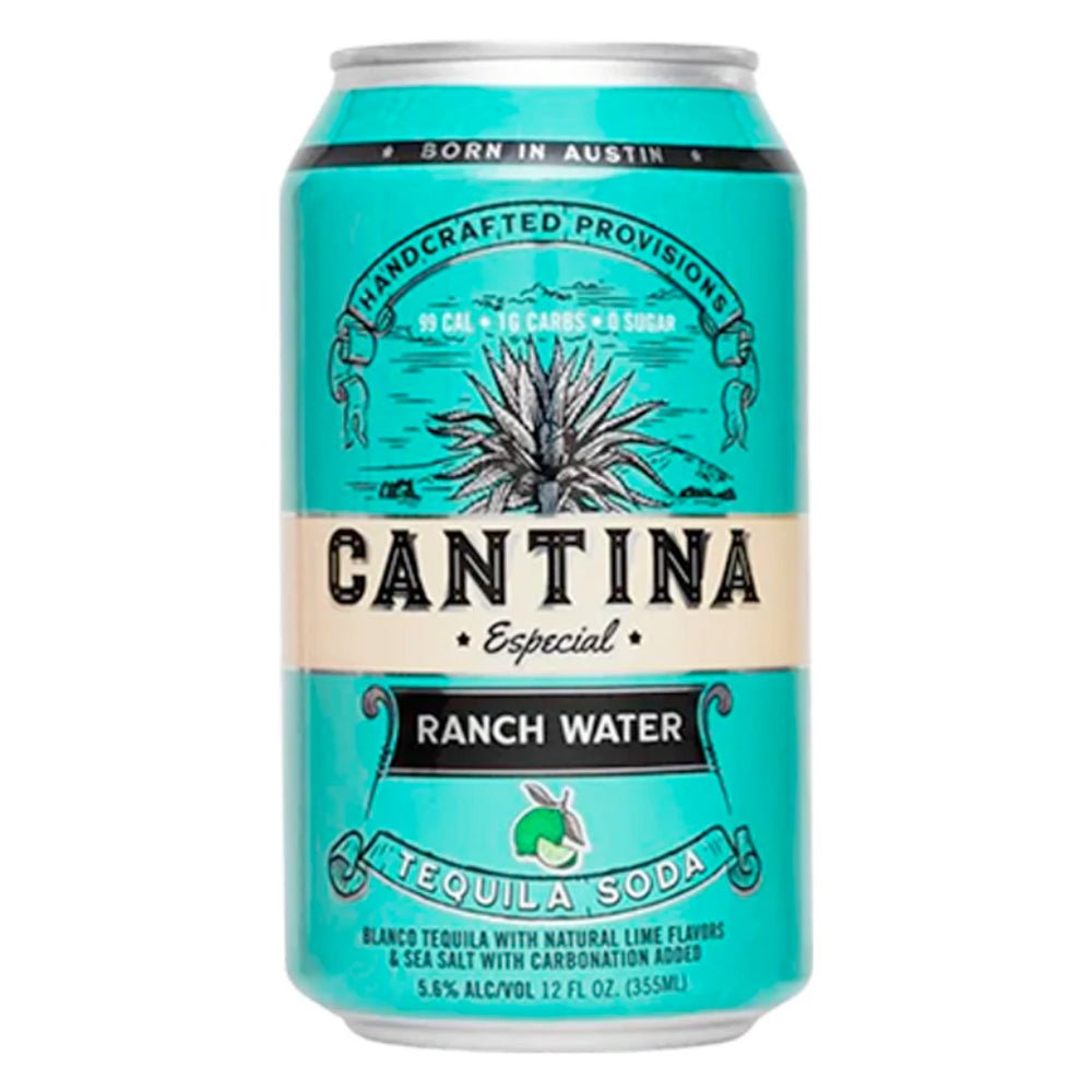 Cantina Ranch Water Tequila Soda 4pk Canned Cocktails Canteen Spirits   