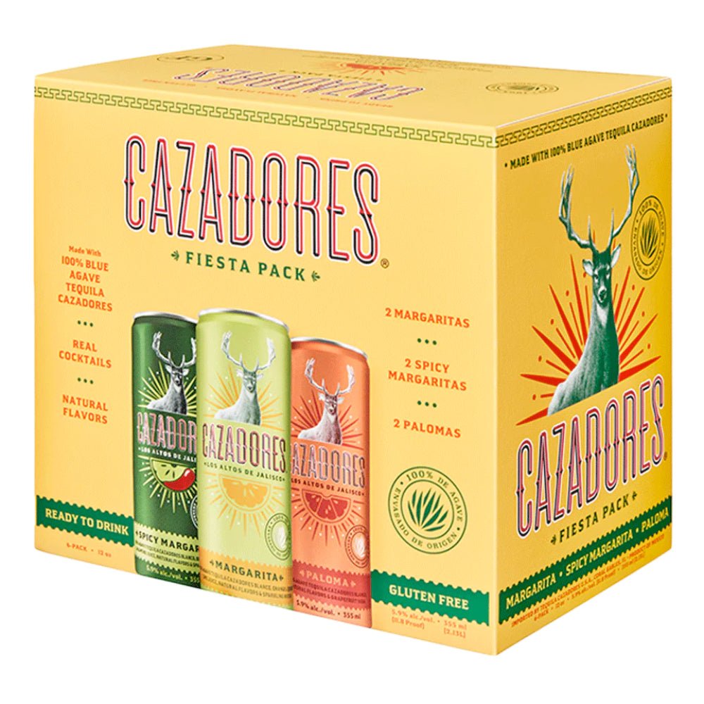 Cazadores Canned Cocktail Variety 6pk Ready-To-Drink Cocktails Cazadores Tequila   