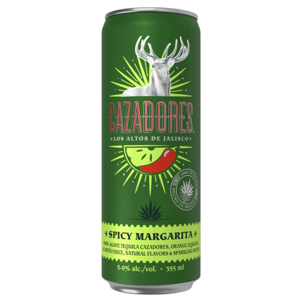 Cazadores Spicy Margarita Canned Cocktail 4pk Ready-To-Drink Cocktails Cazadores Tequila   