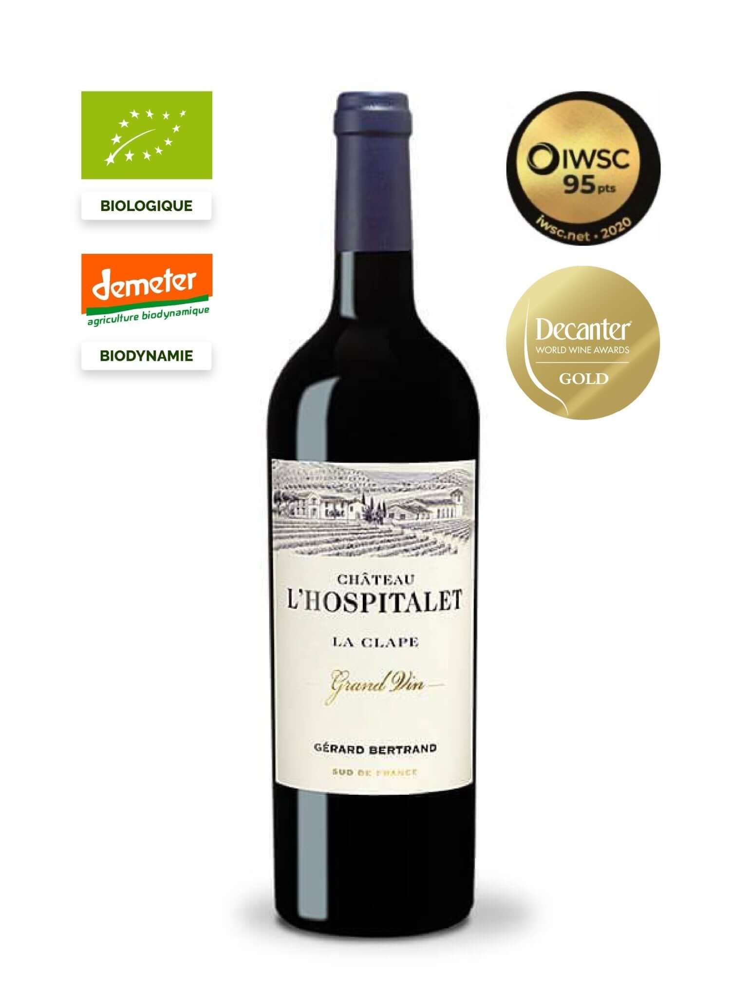 Château L'Hospitalet Grand Vin red wine - Main Street Liquor