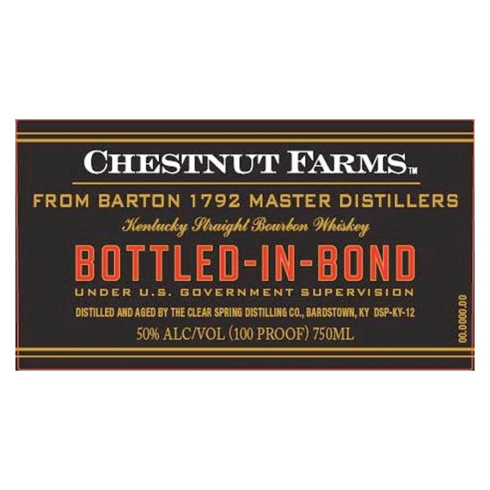 Chestnut Farms Bottled In Bond Bourbon Bourbon Chestnut Farms   