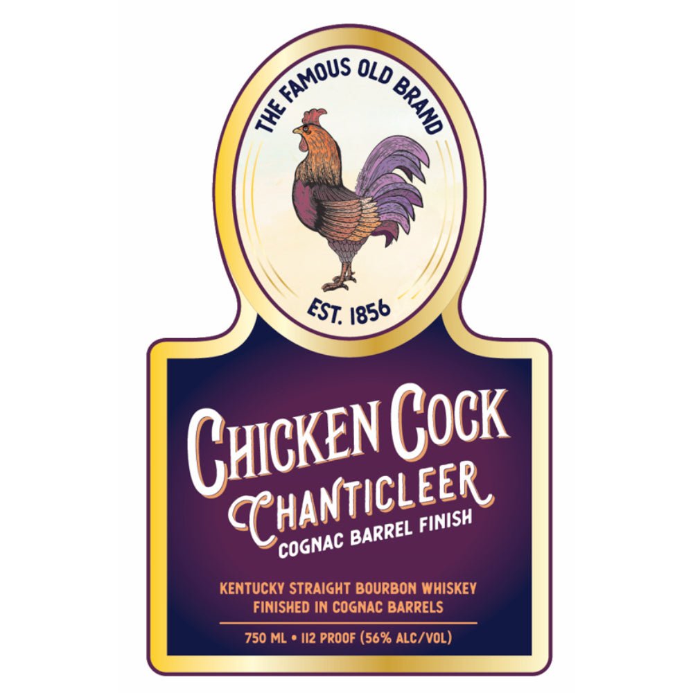 Chicken Cock Chanticleer Cognac Barrel Finish Bourbon Bourbon Chicken Cock Whiskey   