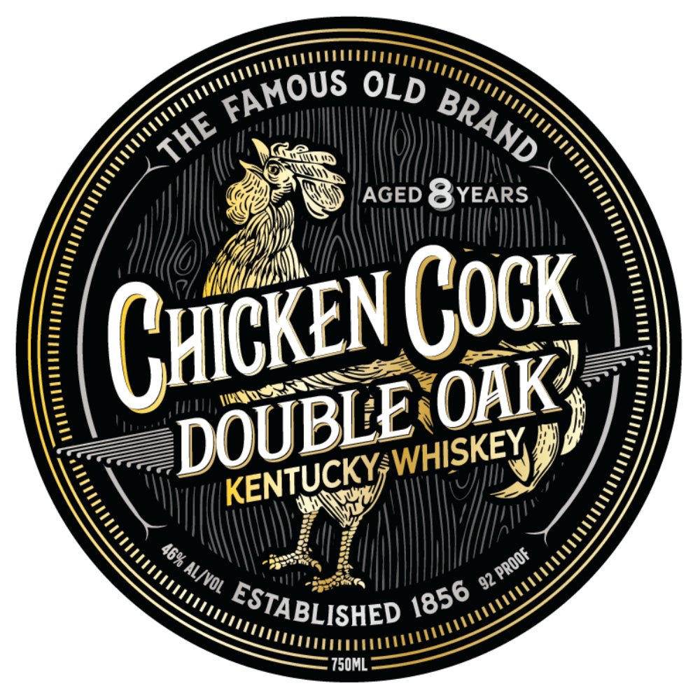 Chicken Cock Double Oak  8 Year Old Kentucky Whiskey American Whiskey Chicken Cock Whiskey   