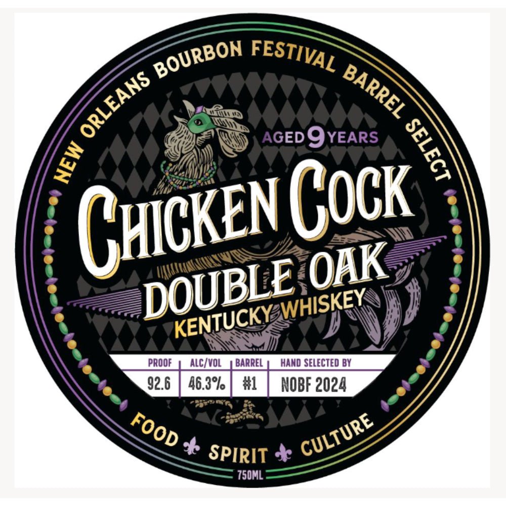 Chicken Cock New Orleans Bourbon Festival Barrel Select Whiskey Chicken Cock Whiskey   