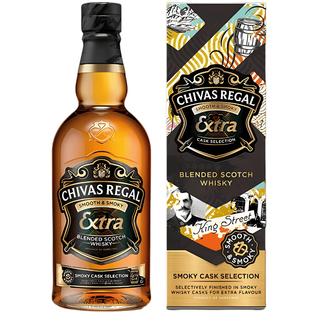 Chivas Regal Extra Smooth & Smoky Blended Scotch Whisky Smoky Cask Selection Chivas Regal
