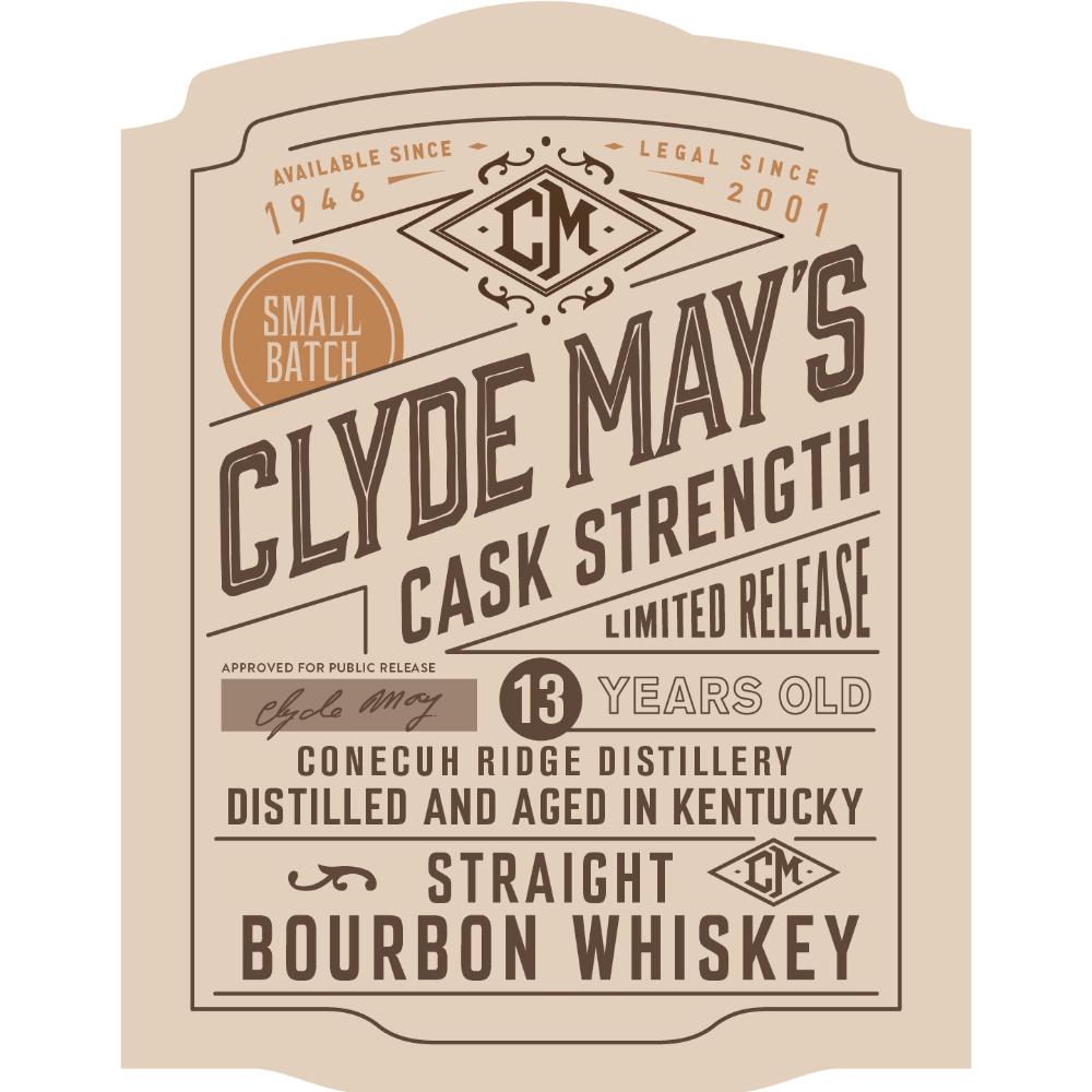 Clyde May's Cask Strength 13 Year Old Bourbon Clyde May's   